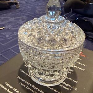 Elegant Crystal Candy Dish